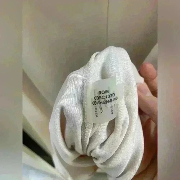 Calvin Klein Blush Midi Ruffle Cape Dress 4 - Picture 7 of 8